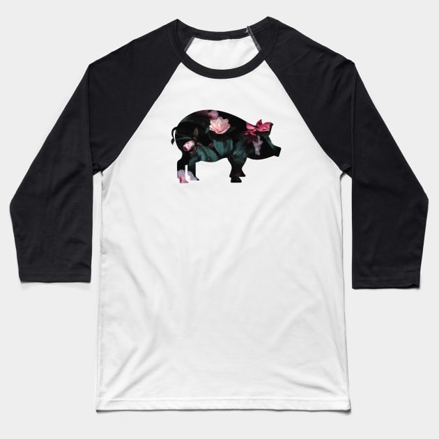 Pig Baseball T-Shirt by Sloth Station